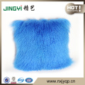 Venda quente Mongolian Lamb Fur Almofada Decorativa